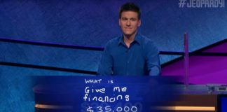 James Holzhauer is standing at the Jeopardy podium asking for bad credit car finance in Indianapolis.