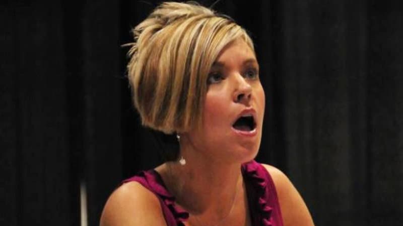 TV personality Kate Gosselin with the hairstyle that inspired 'Karen' memes.