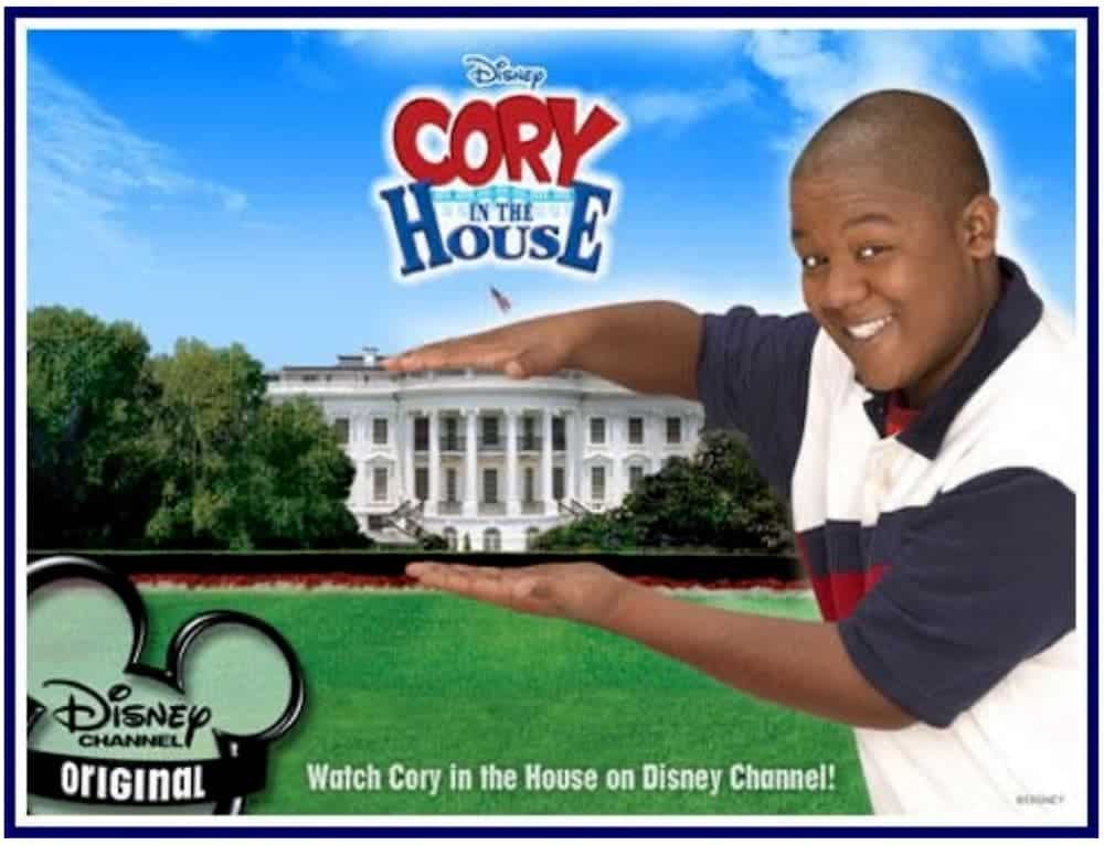 Cory from Cory in the House on Disney is in front of the White House.
