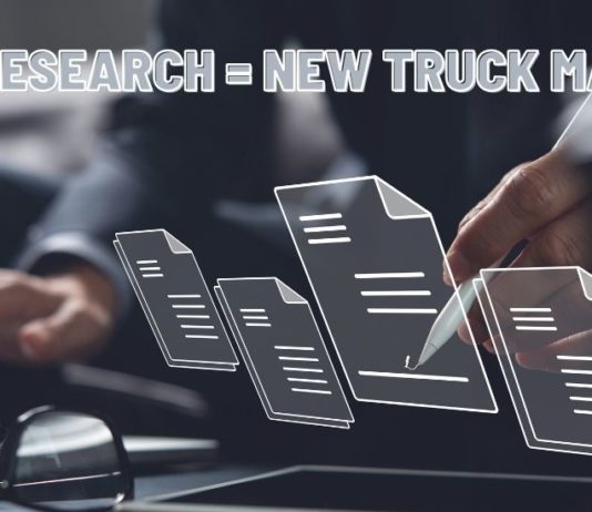 A truck market researcher is shown comparing the 2022 Chevy Silverado vs 2022 Toyota Tundra.