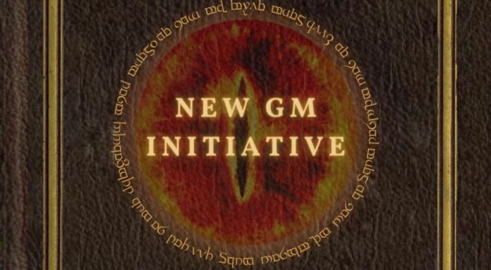 The Eye of Sauron is shown with ''new gm initiative'' written over it.