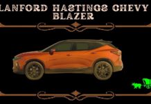 An orange 2022 Chevy Blazer is before arriving at a Chevrolet Cincinnati OH.