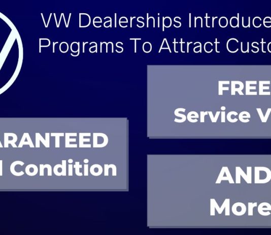 The details of a new used Volkswagen dealership program are shown.