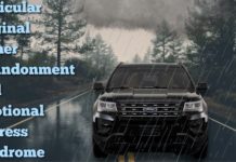 A black Certified Pre-Owned Ford Explorer is shown from the front on a rainy day.