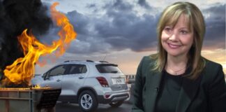 A silver 2022 Chevy Trax is shown next to a dumpster fire during a 2024 Chevy Trax vs 2022 Chevy Trax comparison.
